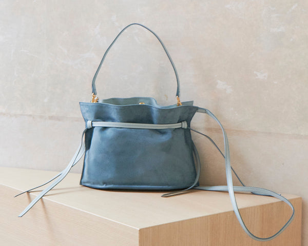 Cleo Pochette (Denim Suede)