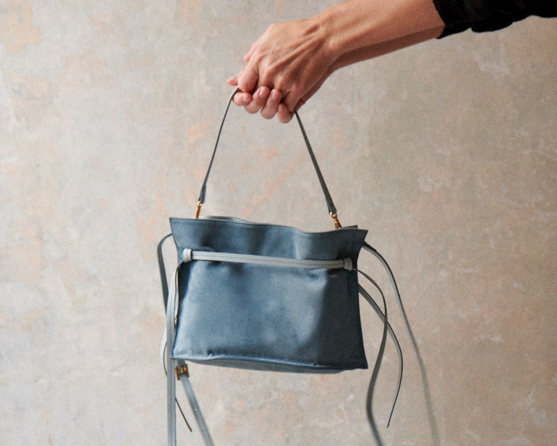 Cleo Pochette (Denim Suede)