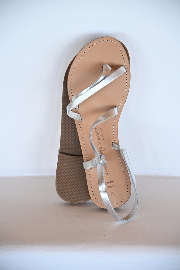 Salina Silver Sandal