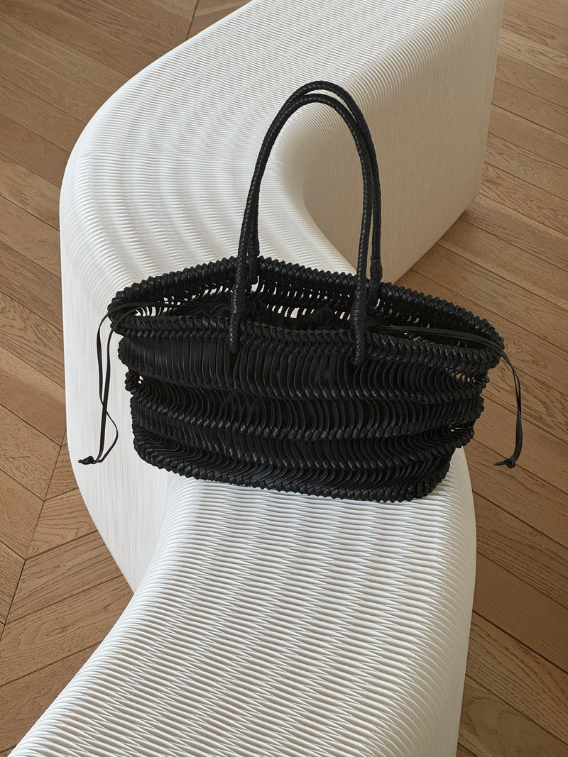 The Knotty Tote (Large) - Black